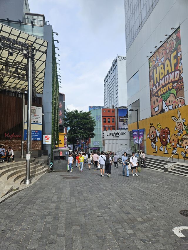 タクシーで明洞に