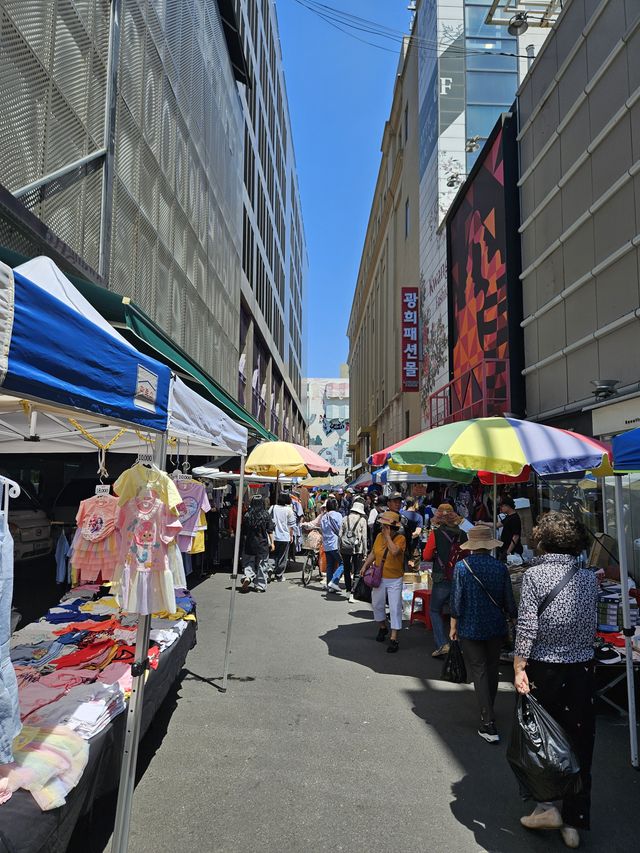 韓国らしい露店