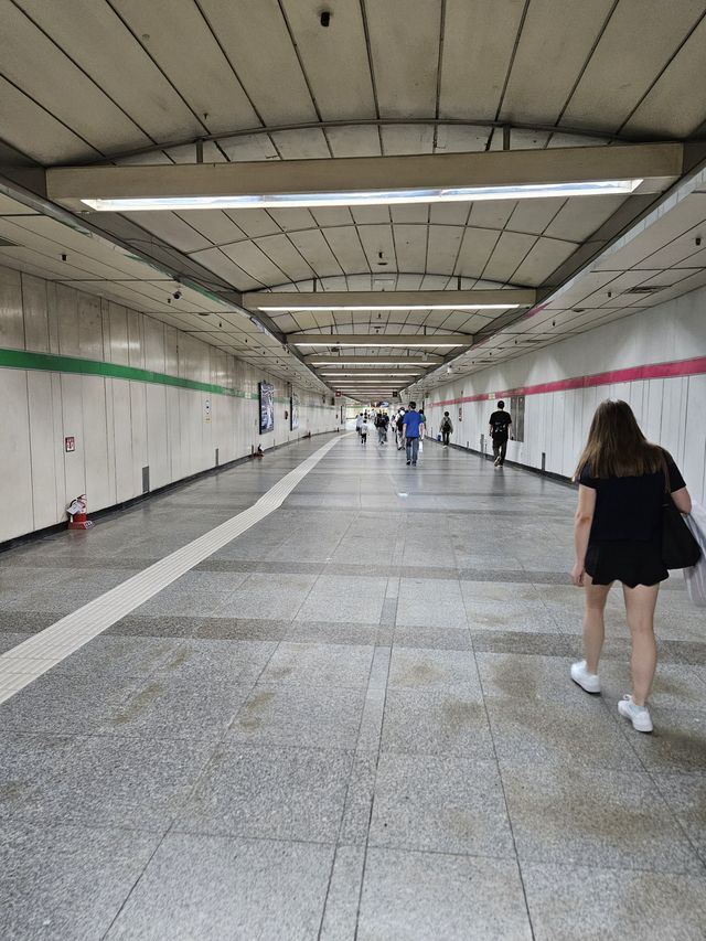 2号線から8号線に乗り換え