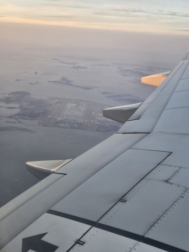 仁川空港見えた