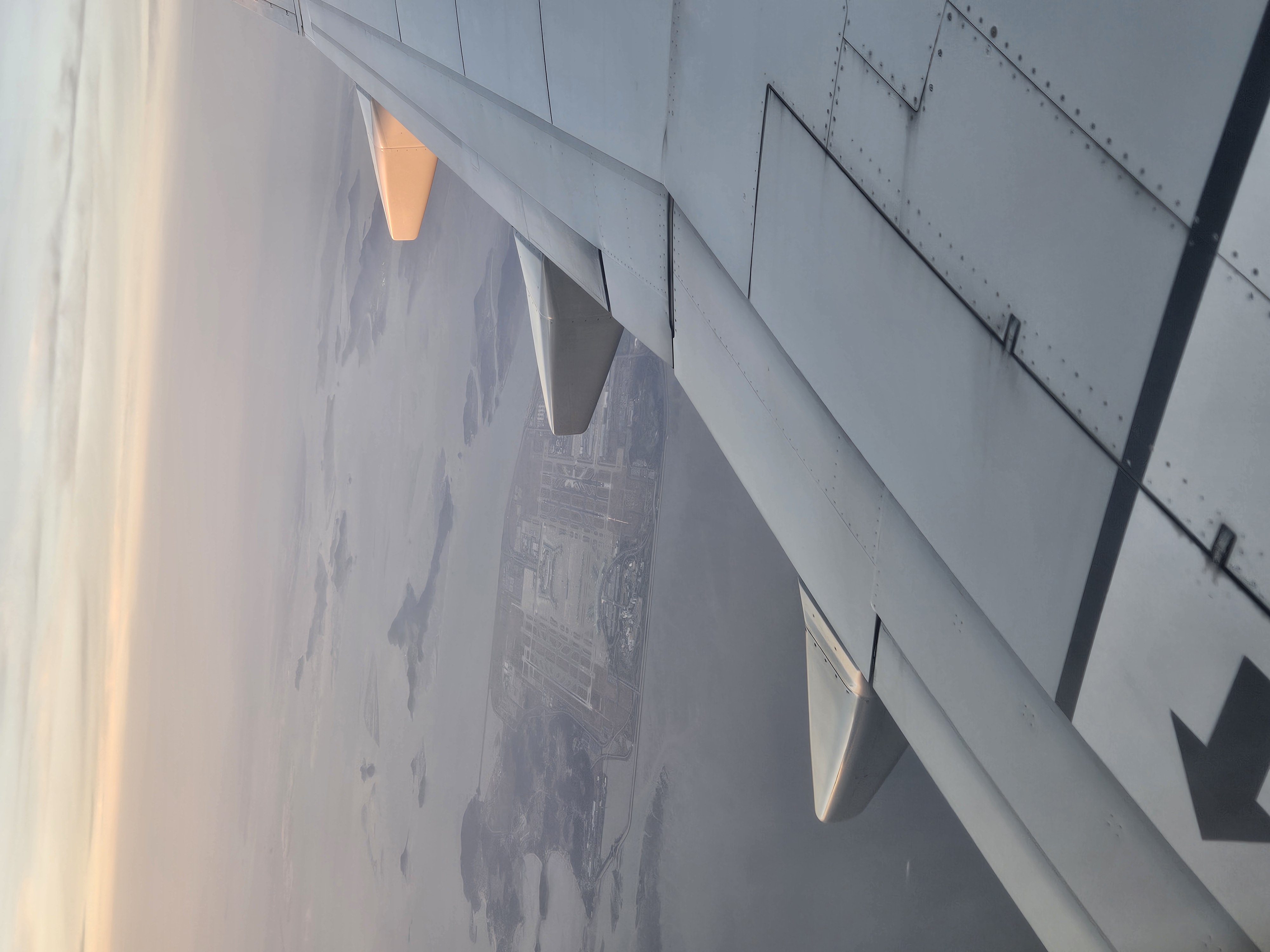 仁川空港見えた