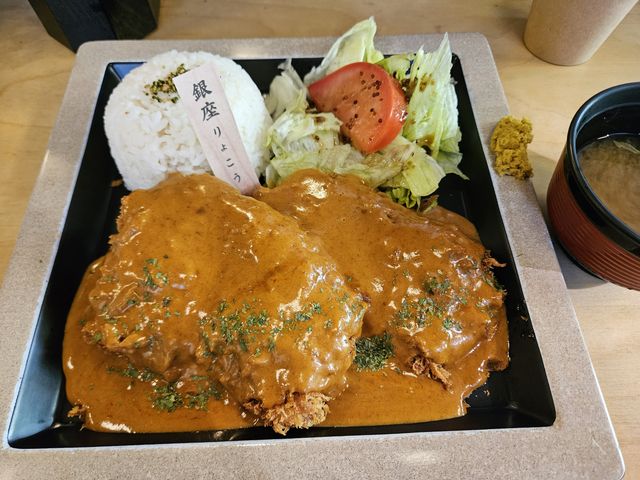 韓国のとんかつを食べた