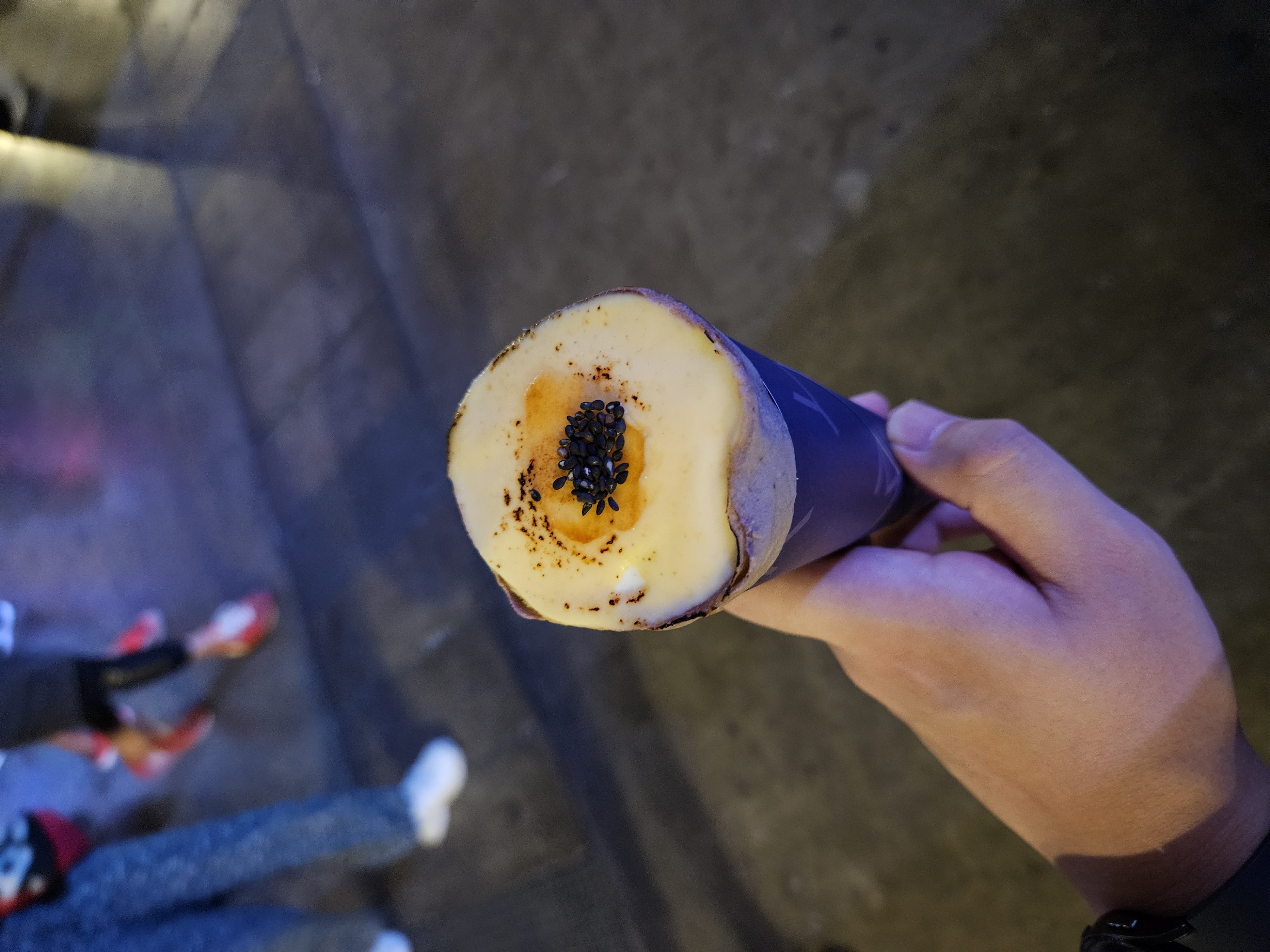 焼芋アイスブリュレクレープ